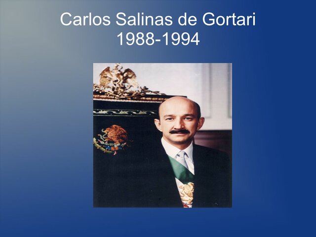 Carlos Salinas de Gortari retoma el proyecto de plena descentralización