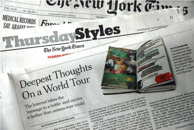 The Times introduces Thursday Styles (New York Times Company).
