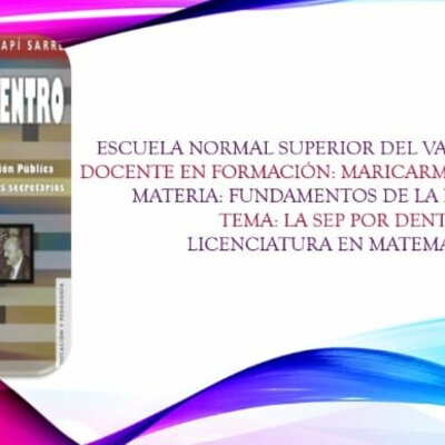 Timeline: LA SEP POR DENTRO POR MARICAMEN NAVA COYOTE