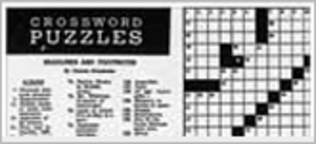 Crossword puzzles begin as a feature of the magazine (New York Times Company).