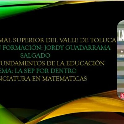 Timeline: LA SEP POR DENTRO -- Por Jordy Guadarrama Salgado