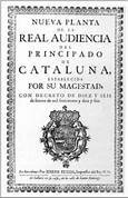 The Nueva Planta Decrees.