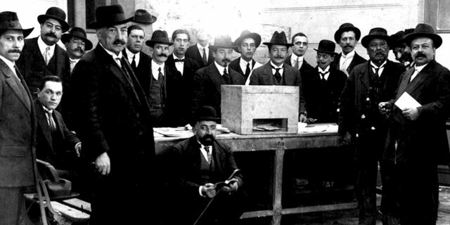 The universal suffrage law of 1890