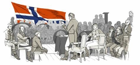 Disolución de la unión entre Noruega y Suecia.