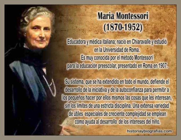 Siglo XIX- María Montessori