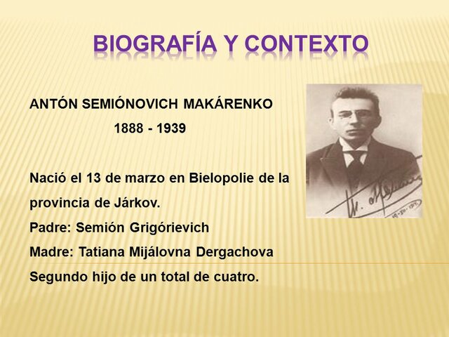 Siglo XIX- Antón Semiónovich Makárenco