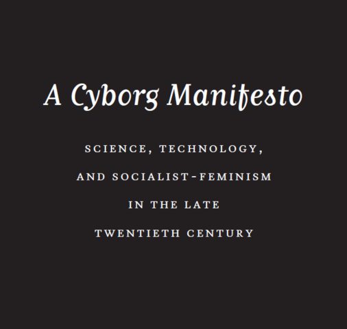 A Cyborg Manifesto