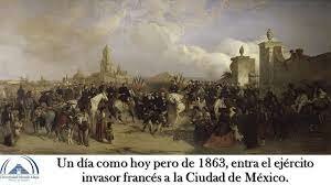 La llegada del ejército Francés