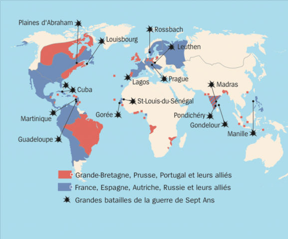Début de la guerre de sept ans