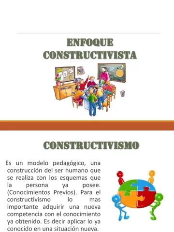 ENFOQUE CONSTRUCTIVISTA