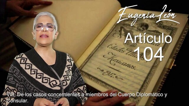 Reforma al artículo 104 de la Constitución Federal