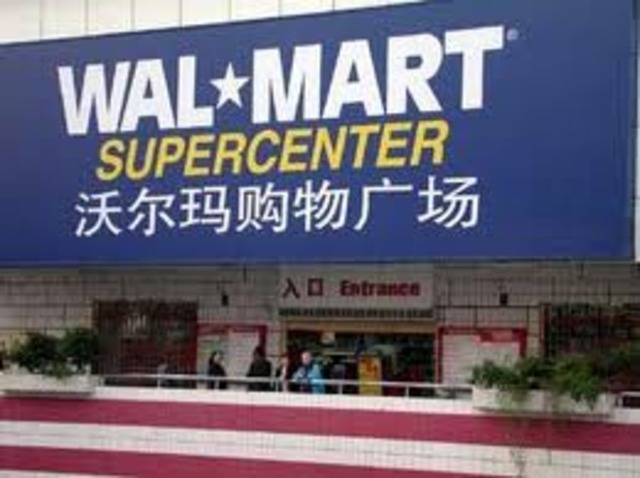 In 1996, Walmart entered China