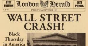 Giovedì nero di Wall Street