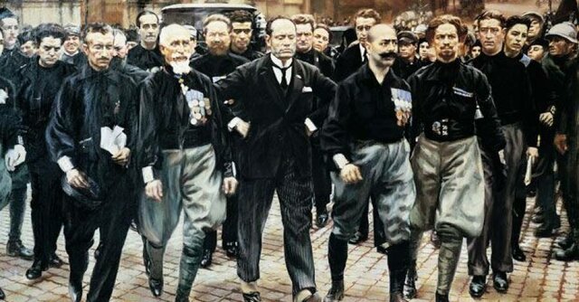 Marcha de Roma camisas negras (fascistas)