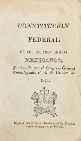 Promulgación de la Constitución de 1824 de Corte Federal