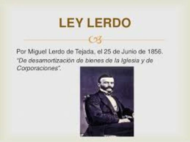 La ley Lerdo