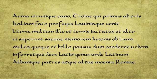 El text llatí tradicional