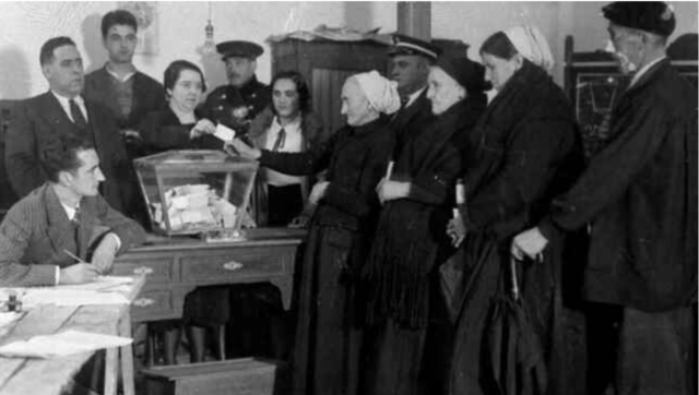 Victoria de la CEDA en las elecciones