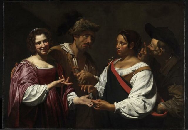 la Diseuse de bonne aventure, Simon Vouet