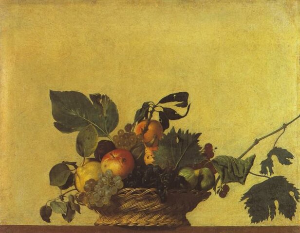 Corbeille de fruits, Caravage
