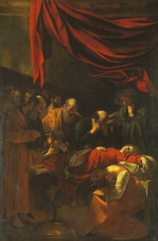 La Mort de la Vierge, Caravage