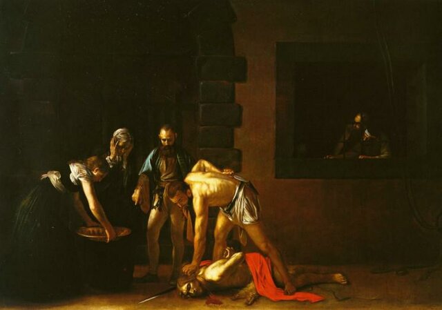 La Décollation de saint Jean Baptiste, Caravage