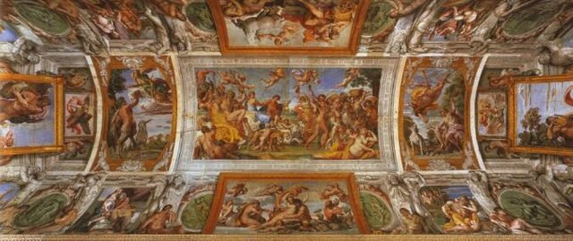 ๛ *Galerie Farnèse, décorée par les Carrache