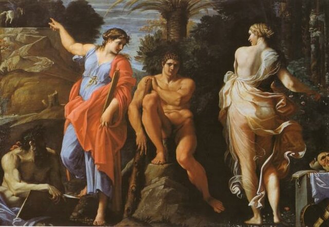 Hercule à la croisée des chemins, Carrache