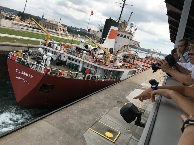 Soo Locks, in Sault Ste Marie