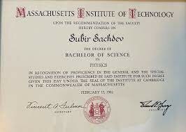 Graduates Harvard with a BC degree in physics