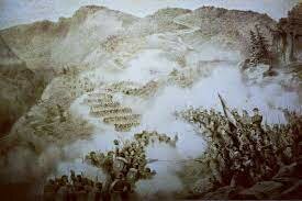 Los invasores franceses hacen el primer combate en Acultzingo