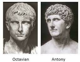 Octavian beats Mark Antony