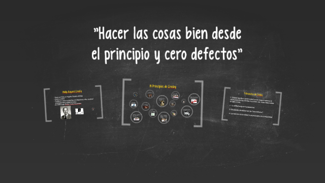 Las cosas bien y a la primera