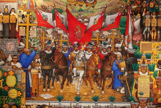 Partida de las 400 familias Tlaxcaltecas