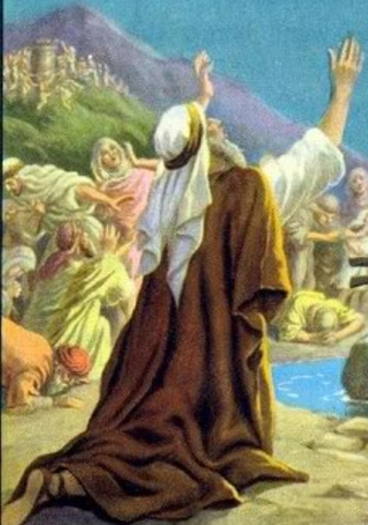 Moisés intercede por el pueblo y sus hermanos