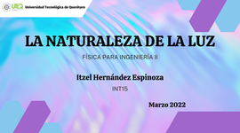 Timeline: La Naturaleza de la Luz