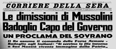 La caduta di Mussolini