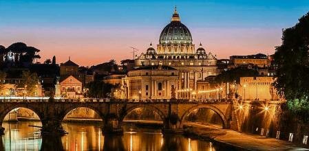 San Agustín se marcha a Roma