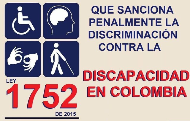 Ley 1752 de 2015. "Ley Antidiscriminación"