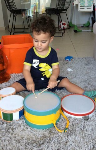 Minha bateria de brinquedo