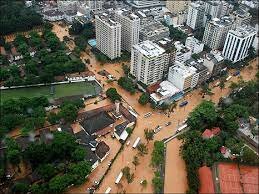 Enchente no Brasil