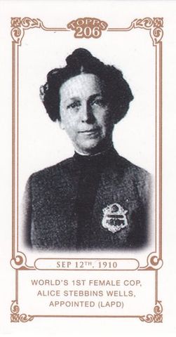 The first woman with full police power was hired by Los Angelos Police Department