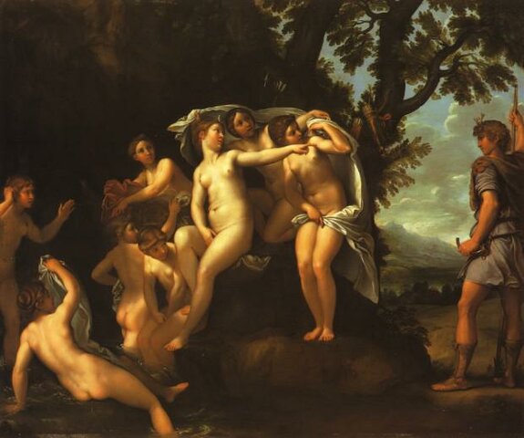 Actéon métamorphosé en cerf,  Francesco Albani, «&nbsp;L’Albane&nbsp;»