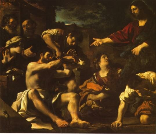 La Résurrection de Lazare, Le Guerchin,