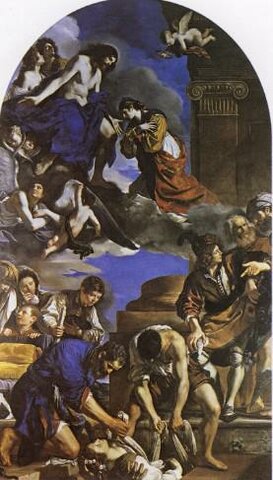 L’Ensevelissement de sainte Pétronille, Le Guerchin,