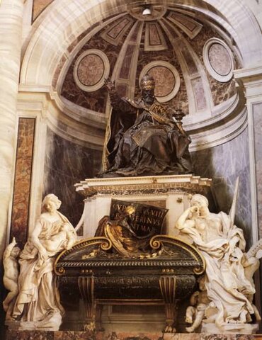 Tombeau d’Urbain VIII, Le Bernin