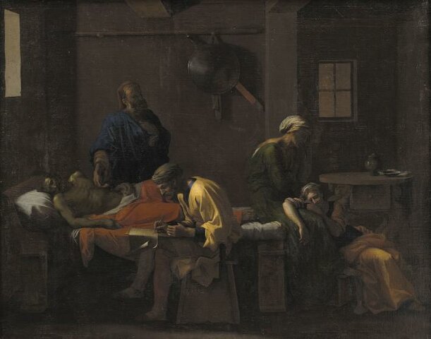 Le Testament d’Eudamidas, Poussin.
