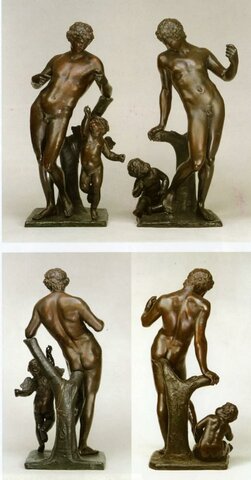 Mercure et Apollon, François Duquesnoy,