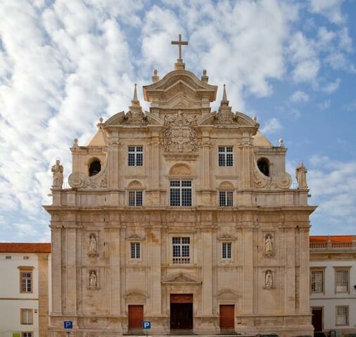 L’église du collège Jésuite de Coimbra, au Portugal.