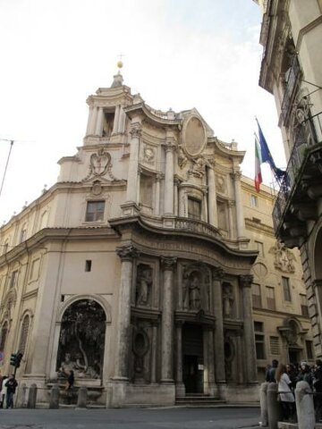 ’église Saint-Charles-aux-Quatre-Fontaines ; Francesco Borromini.